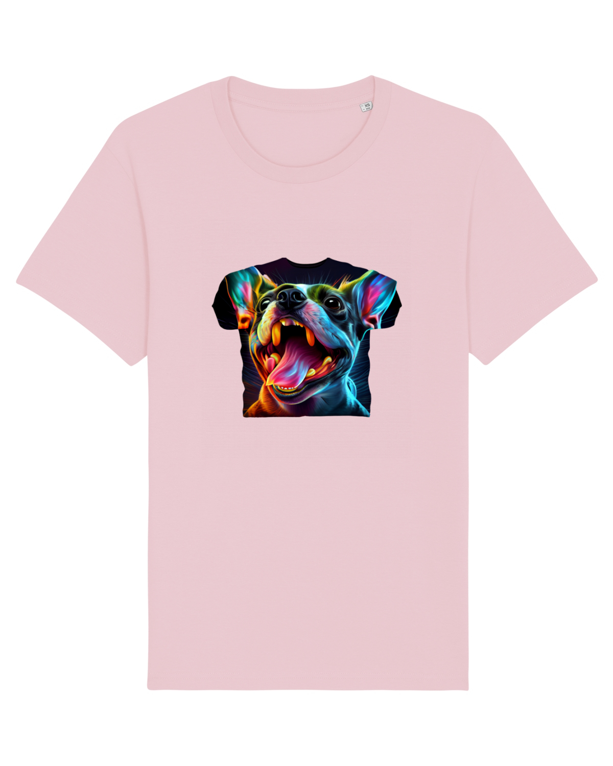 Tricou mânecă scurtă Unisex Rocker Cotton Pink