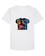 VIS ÎN VIS - TRICOU ÎN TRICOU - V4 Tricou mânecă scurtă guler larg Bărbat Skater