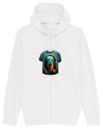 VIS ÎN VIS - TRICOU ÎN TRICOU - V5 Hanorac cu fermoar Unisex Connector