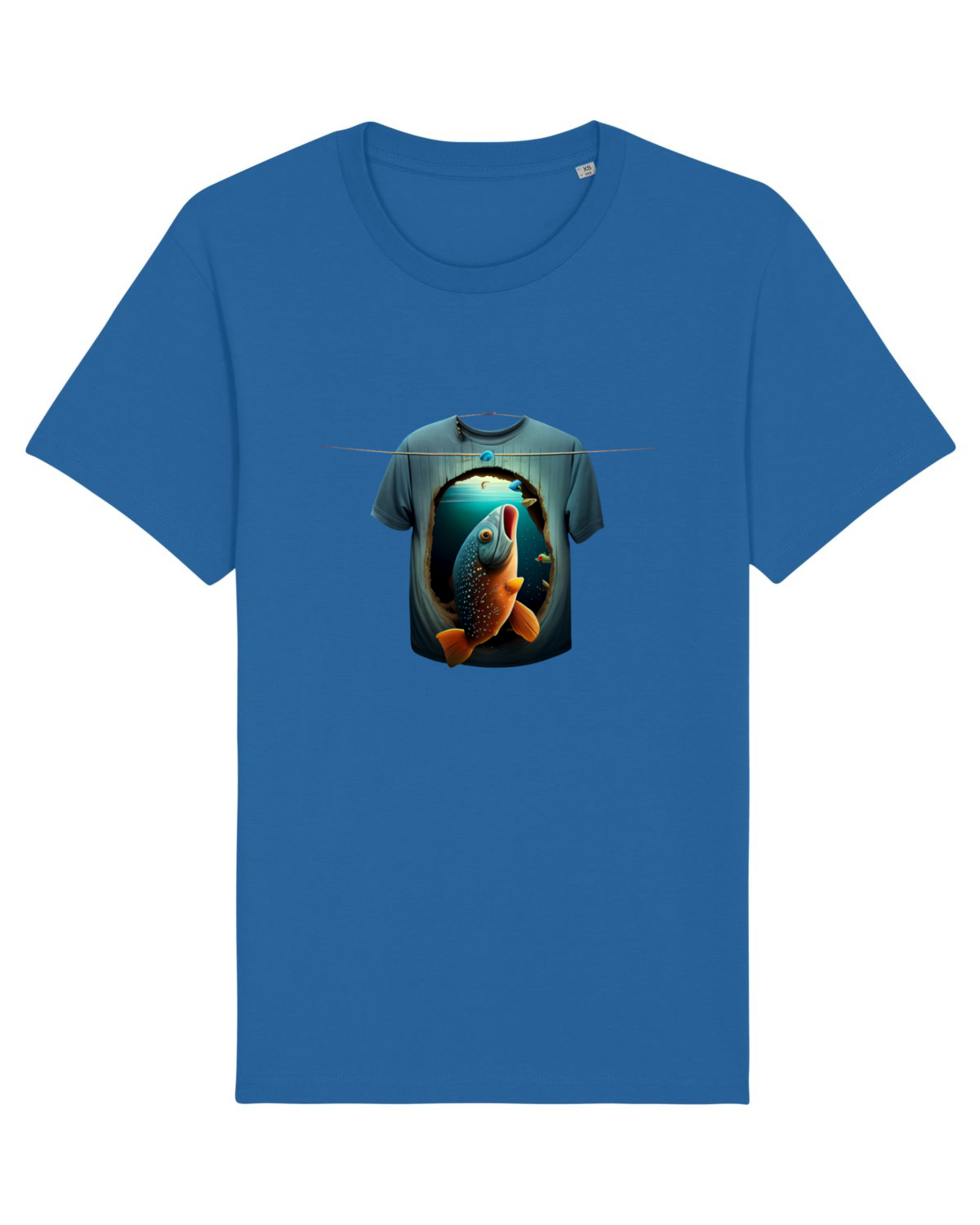 Tricou mânecă scurtă Unisex Rocker Royal Blue