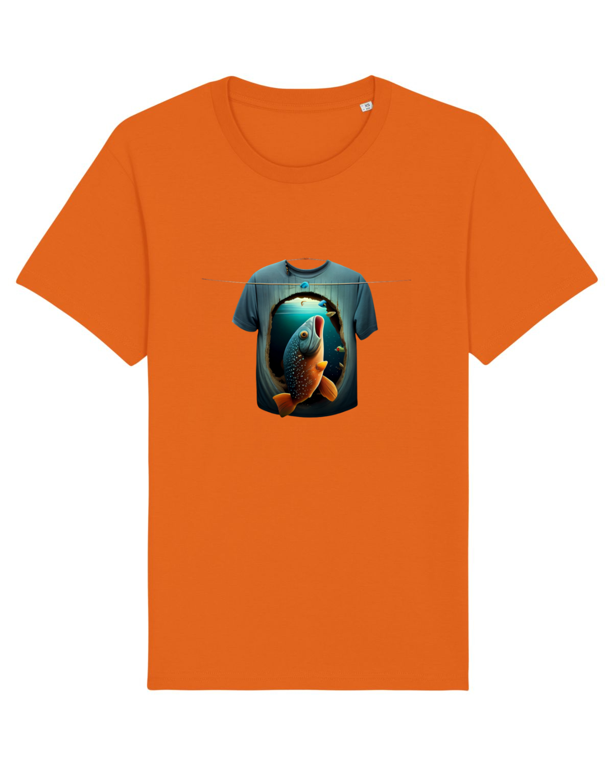 Tricou mânecă scurtă Unisex Rocker Bright Orange