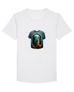 VIS ÎN VIS - TRICOU ÎN TRICOU - V5 Tricou mânecă scurtă guler larg Bărbat Skater
