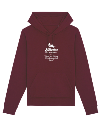 Teacher on vacation Burgundy