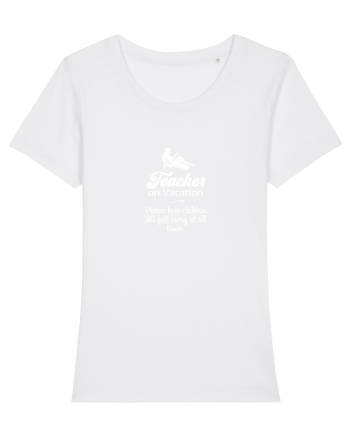 Teacher on vacation White