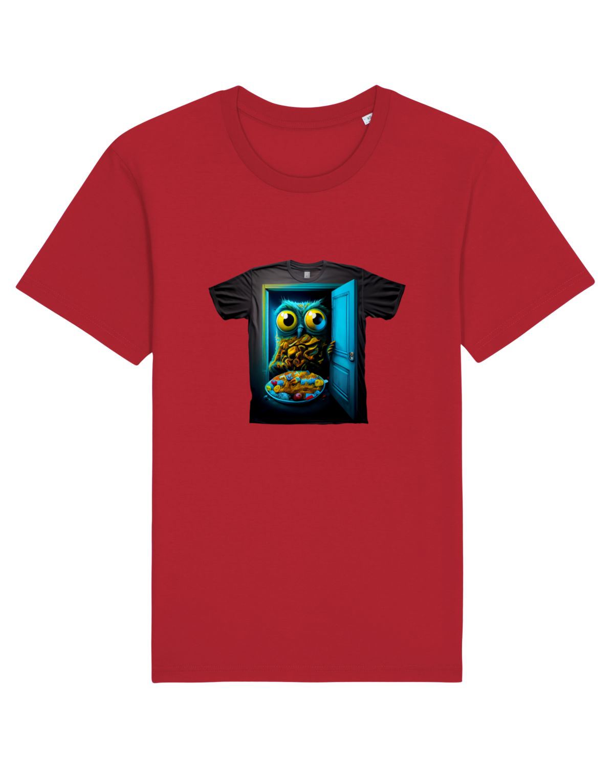 Tricou mânecă scurtă Unisex Rocker Red