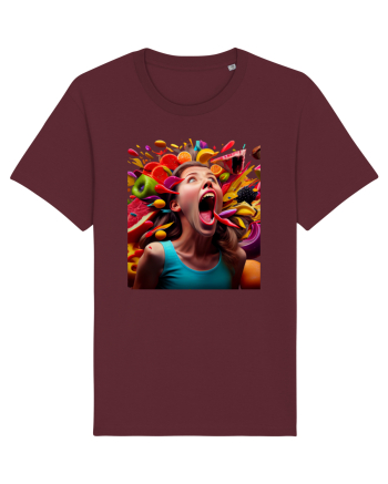 ISN'T FUNNY ??? Burgundy