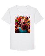 ISN'T FUNNY ??? Tricou mânecă scurtă guler larg Bărbat Skater