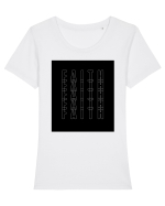 FAITH Tricou mânecă scurtă guler larg fitted Damă Expresser