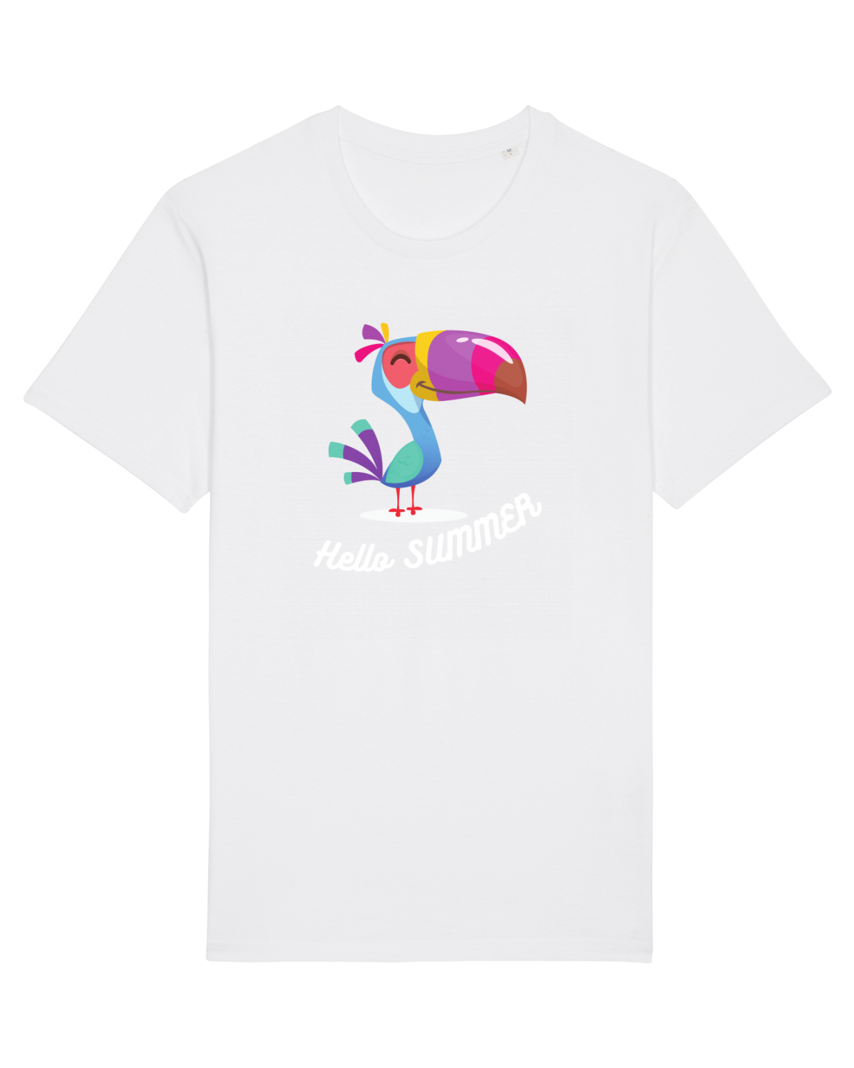 Tricou mânecă scurtă Unisex Rocker White
