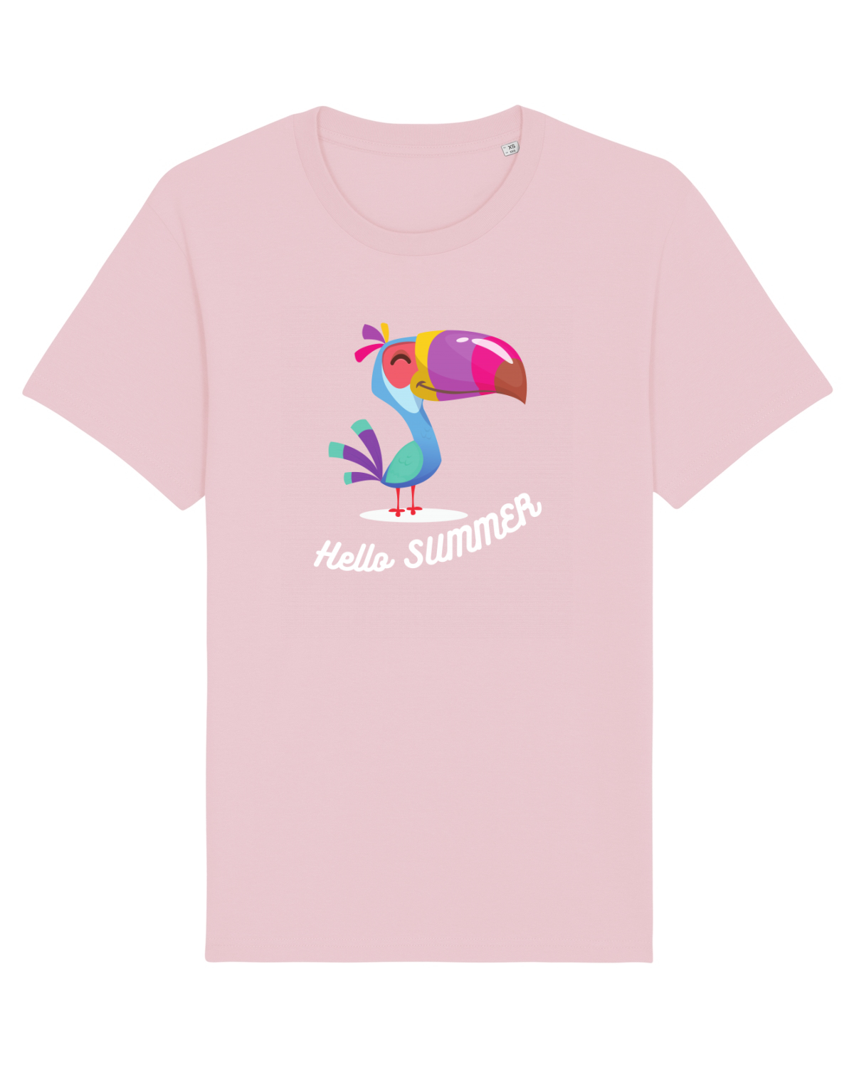 Tricou mânecă scurtă Unisex Rocker Cotton Pink