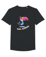 HELLO SUMMER-V2 Tricou mânecă scurtă guler larg Bărbat Skater