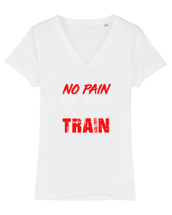No Pain No Gain White