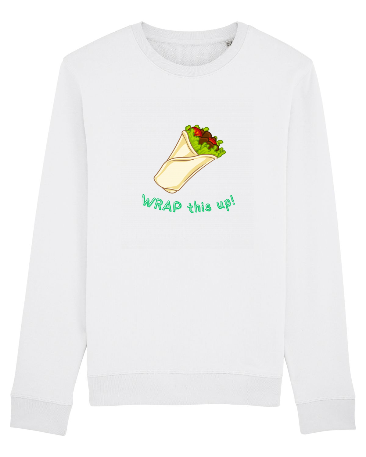 Bluză mânecă lungă Unisex Rise White