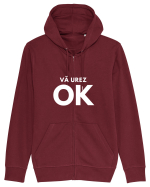 vă urez OK Hanorac cu fermoar Unisex Connector