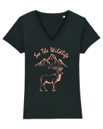 See the Wildlife Tricou mânecă scurtă guler V Damă Evoker