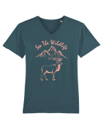 See the Wildlife Tricou mânecă scurtă guler V Bărbat Presenter