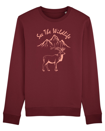 See the Wildlife Burgundy