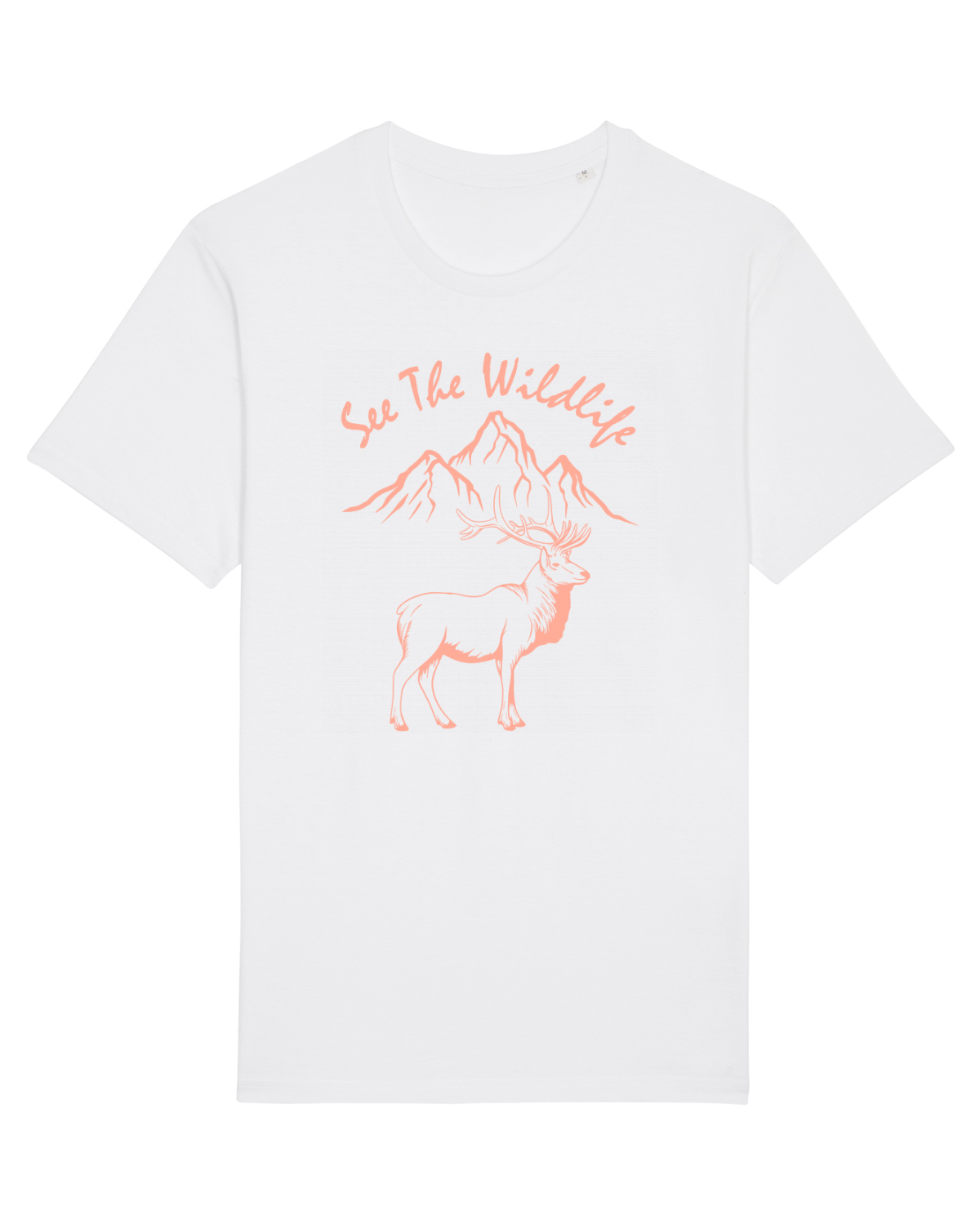 Tricou mânecă scurtă Unisex Rocker White
