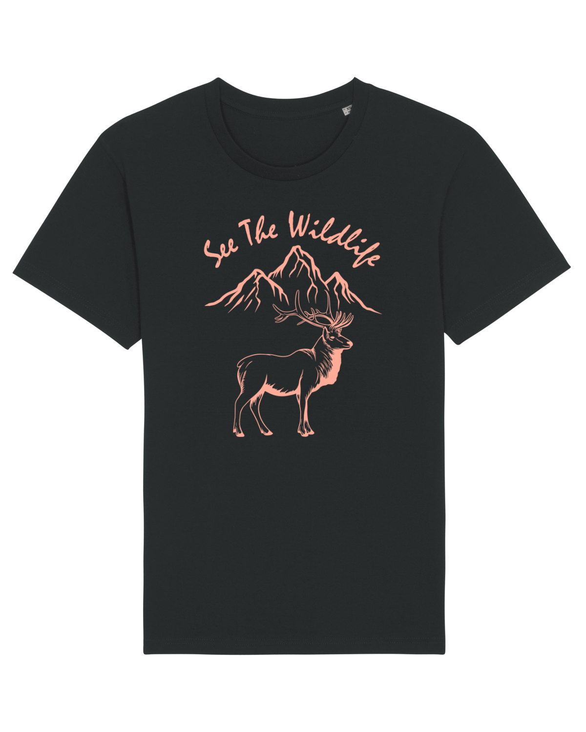 Tricou mânecă scurtă Unisex Rocker Black