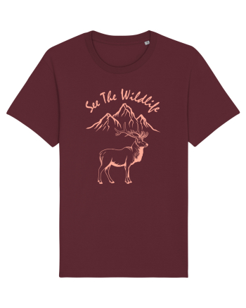 See the Wildlife Burgundy
