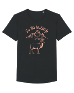 See the Wildlife Tricou mânecă scurtă guler larg Bărbat Skater