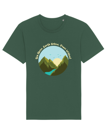 Sky Above, Earth Below, Peace Within! Bottle Green