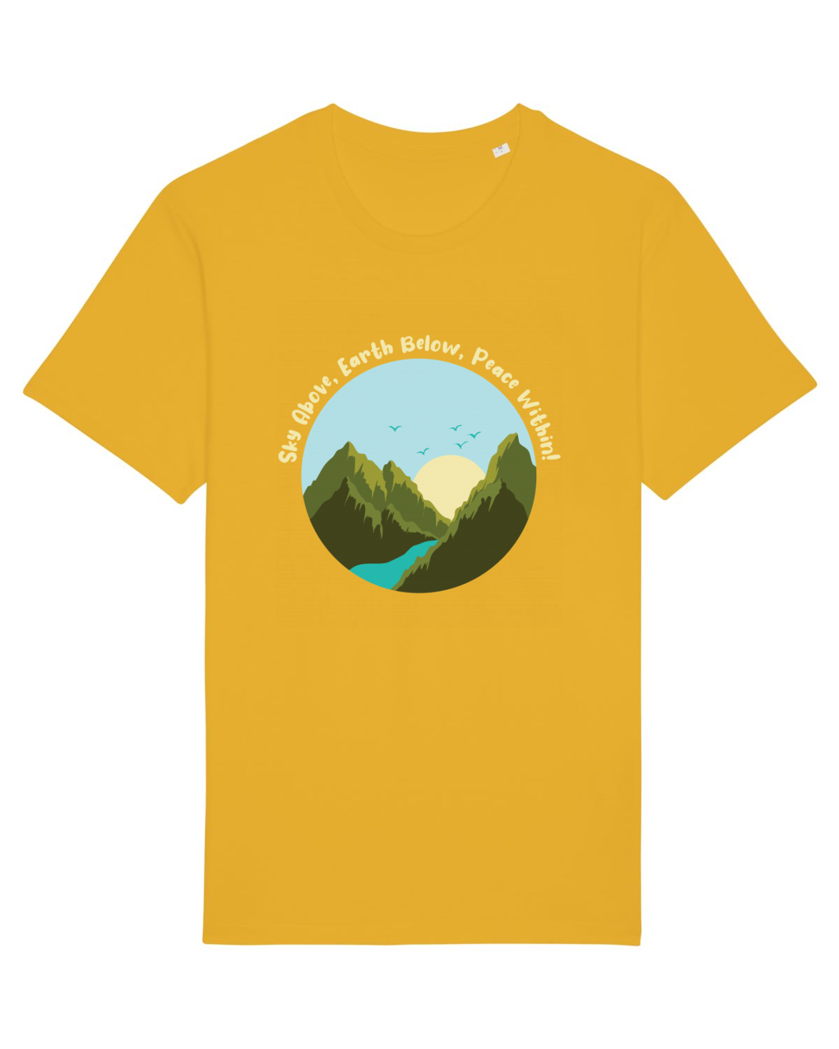 Tricou mânecă scurtă Unisex Rocker Spectra Yellow