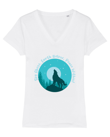 Sky Above, Earth Below, Peace Within! White