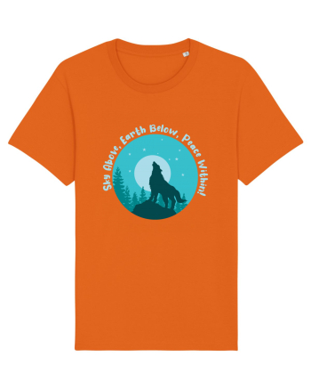Sky Above, Earth Below, Peace Within! Bright Orange