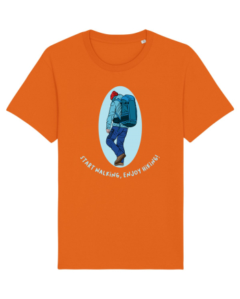 Start Walking, Enjoy Hiking! Bright Orange