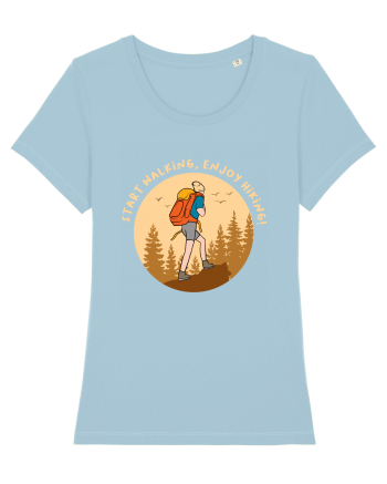 Start Walking, Enjoy Hiking! Sky Blue