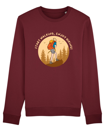 Start Walking, Enjoy Hiking! Burgundy