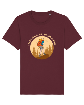 Start Walking, Enjoy Hiking! Burgundy