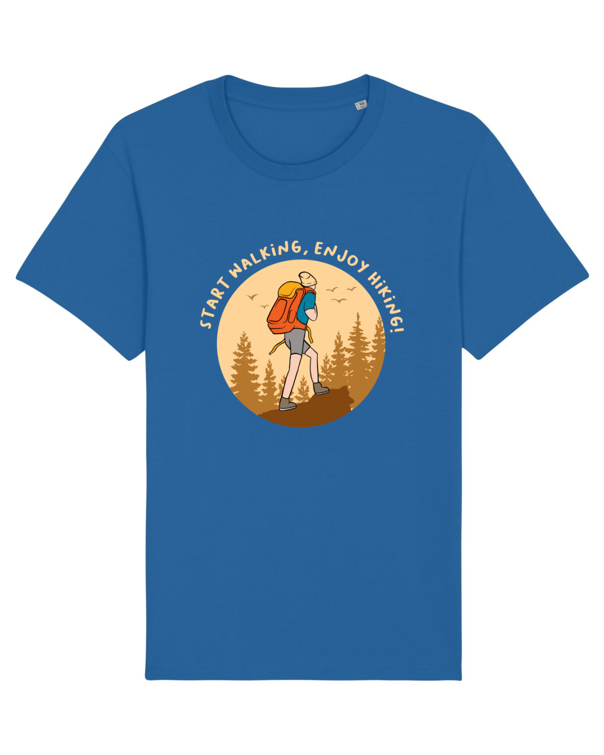 Tricou mânecă scurtă Unisex Rocker Royal Blue