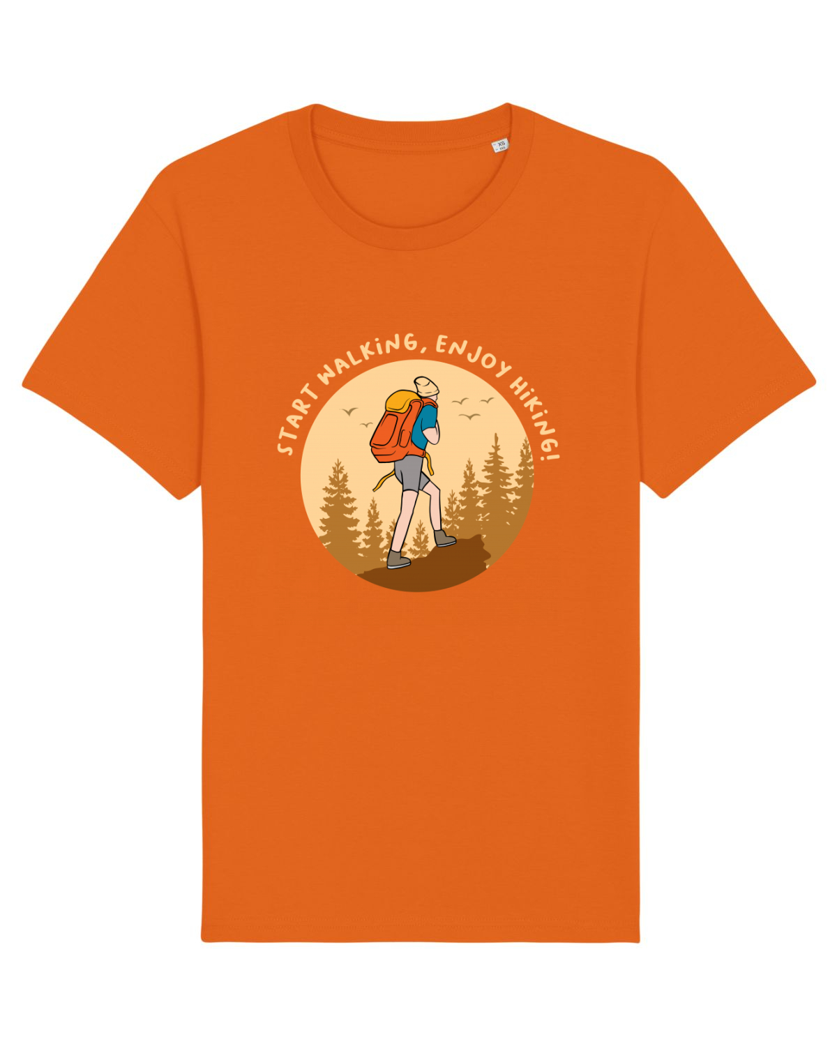 Tricou mânecă scurtă Unisex Rocker Bright Orange