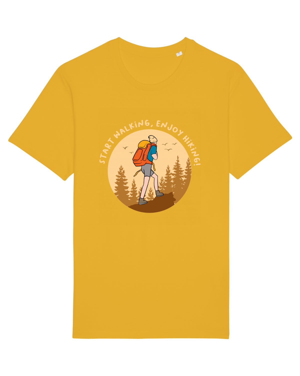 Tricou mânecă scurtă Unisex Rocker Spectra Yellow