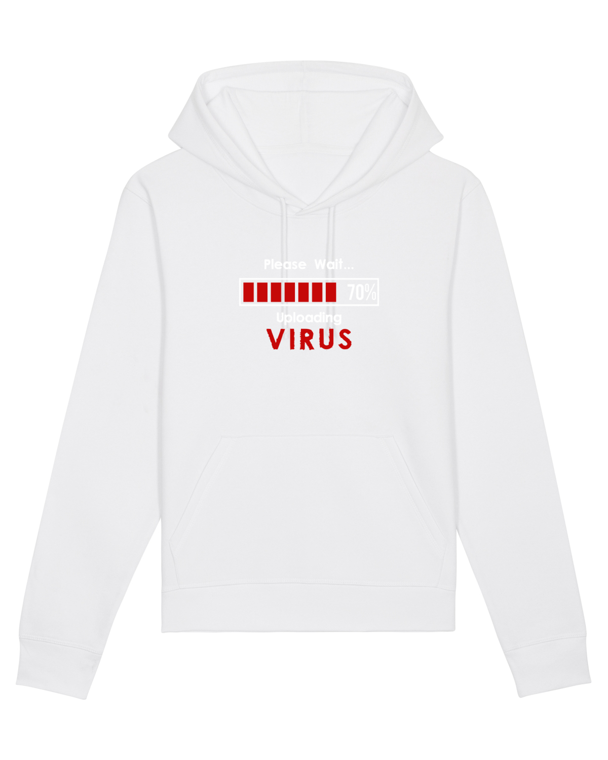 Hanorac Unisex Drummer White