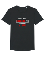 Virus Tricou mânecă scurtă guler larg Bărbat Skater