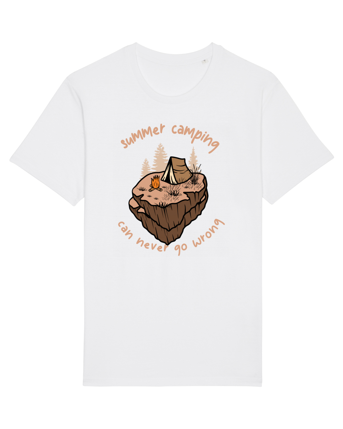Tricou mânecă scurtă Unisex Rocker White