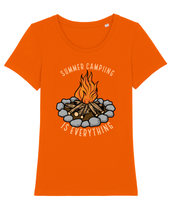 Summer Camping is Everything Bright Orange