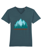 The Nature is Calling Tricou mânecă scurtă guler V Bărbat Presenter