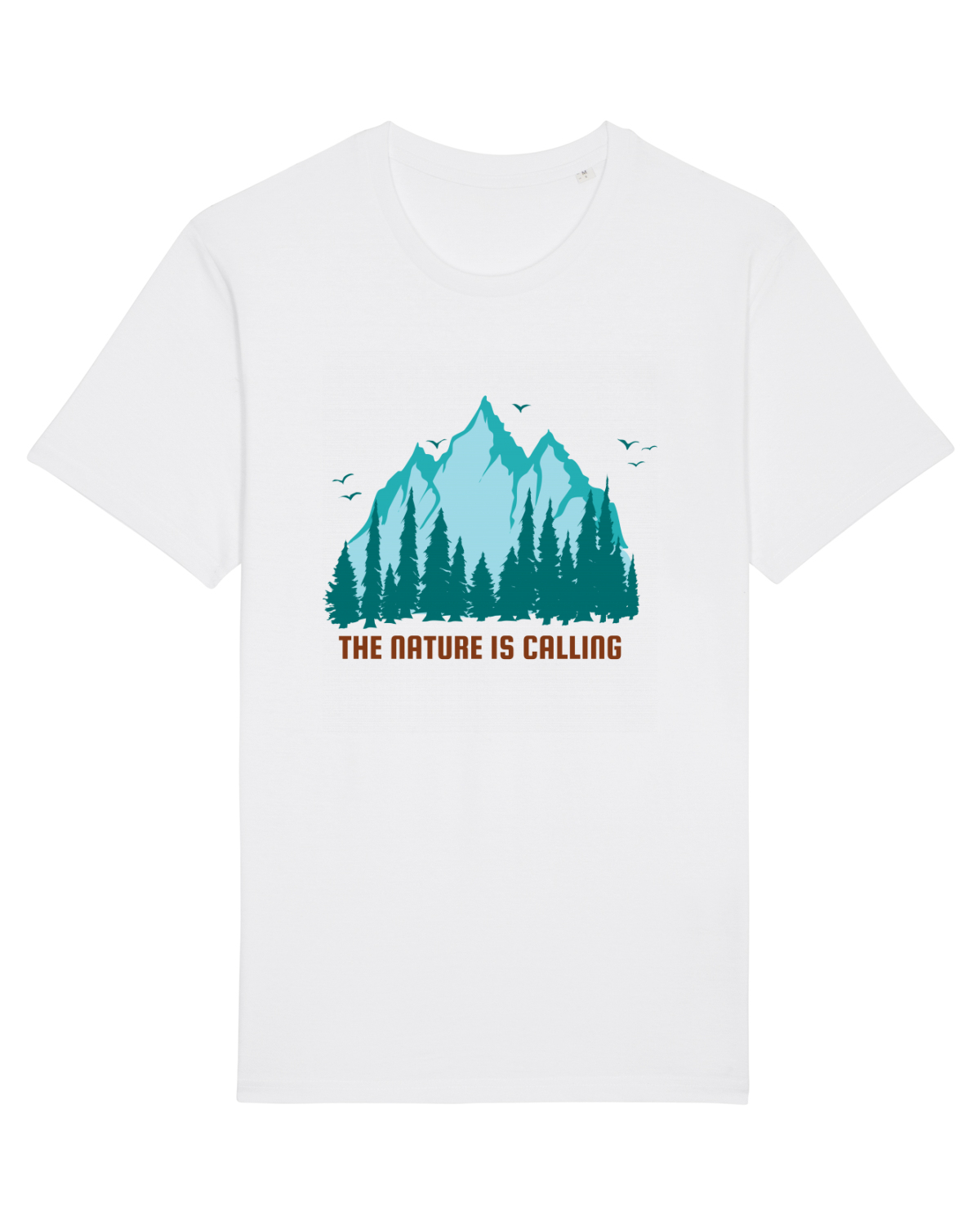 Tricou mânecă scurtă Unisex Rocker White