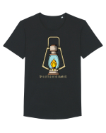 Try a Little Bit of Camplife Tricou mânecă scurtă guler larg Bărbat Skater