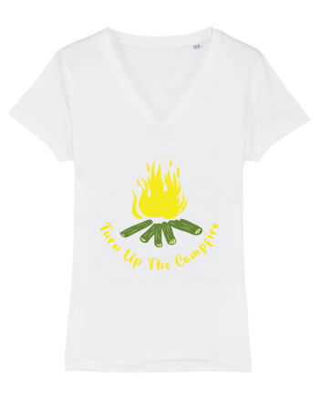 Turn Up the Campfire White