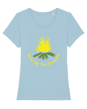Turn Up the Campfire Sky Blue