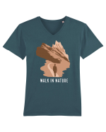 Walk in Nature Tricou mânecă scurtă guler V Bărbat Presenter