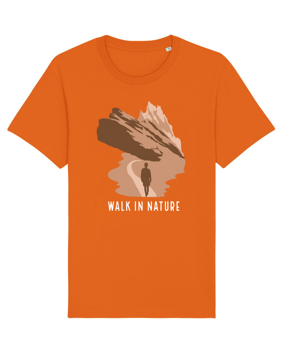 Tricou mânecă scurtă Unisex Rocker Bright Orange