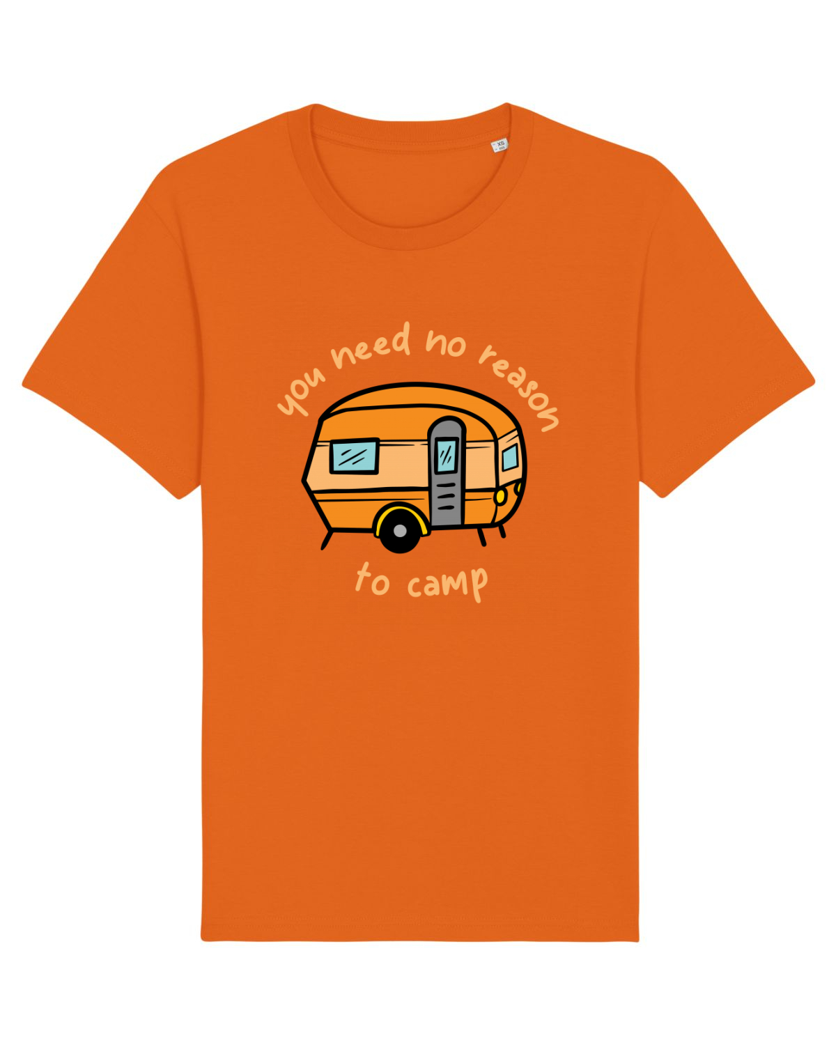 Tricou mânecă scurtă Unisex Rocker Bright Orange