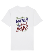 Drink Wine Tricou mânecă scurtă Unisex Rocker