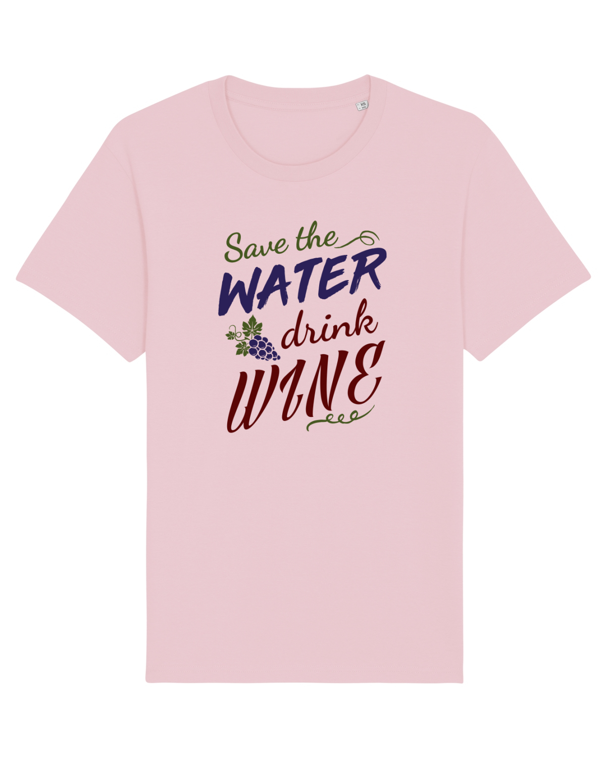 Tricou mânecă scurtă Unisex Rocker Cotton Pink